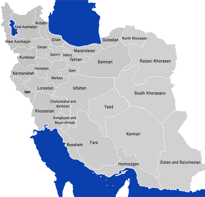 Iran map