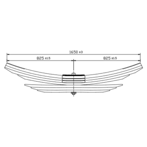 دست فنر چرخ عقب MAN F90/F2000
