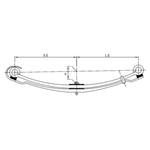 Front Axle Parbolic Spring Set Mercedes Benz