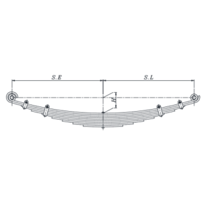 Front Axle Spring Set Mercedes Benz LK