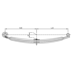 Front Axle Parabolic Spring Set Mercedes Benz Actros