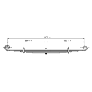 Front Axle Spring Set Nissan Patrol