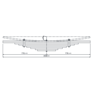 Rear Axle Spring Set Nissan Diesel