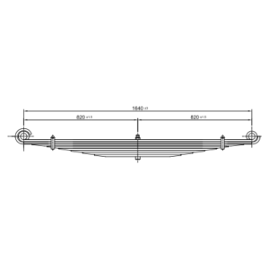 Front Axle Spring Set Renault Kerax
