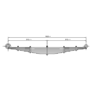 Front Axle Spring Set Scania