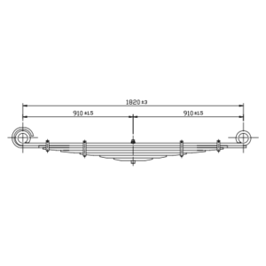 Front Axle Spring Set SCANIA