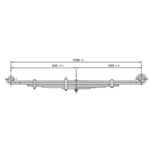 Front Axle Spring Set Toyota Land Cruiser