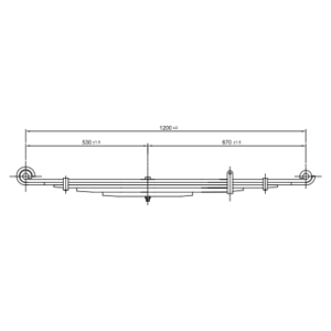 دست فنر اکسل عقب Toyota Hilux