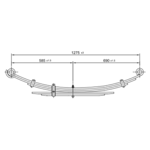 دست فنر اکسل عقب Toyota Hilux N70