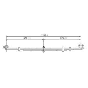 Front Axle Spring Set Toyota