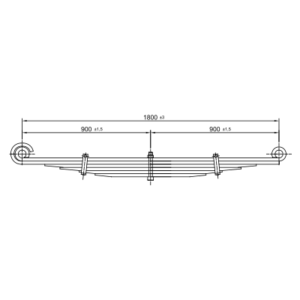 دست فنر چرخ جلو Volvo FL612/FL614