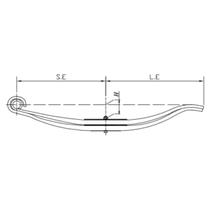 دست فنر پارابولیک تریلی Gigant