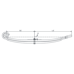 Parabolic spring Set ADR trailey