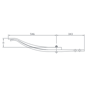 Trailer Spring Set Reyco Model 21AR