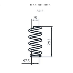 Rear Axle Coil spring Tivoli